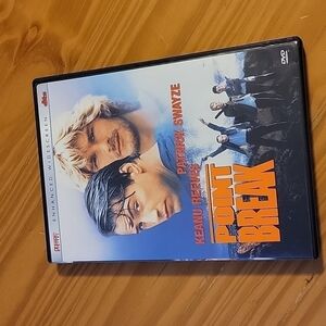 Point Break DVD with Keanu Reeves and Patrick Swayze